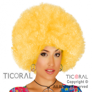 PELUCA AFRO SUPER AMARILLO HS7530-5 x 1